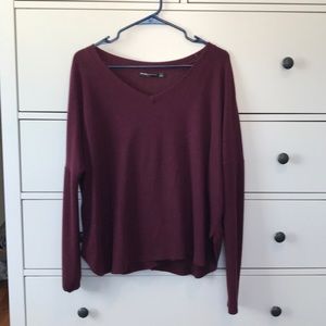 Brandy Melville burgendy sweater